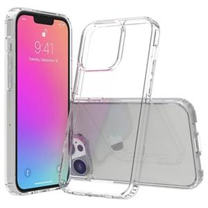 JT Berlin Handyhülle »Pankow-Clear«, [Apple iPhone 13 Pro Hülle transparent, Weicher TPU Rahmen + harte Acrylglas-Rückseite, iPhone Hülle mit Anti-Fingerabdruck-Beschic