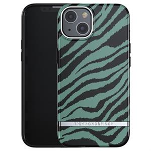 Richmond & Finch Freedom iPhone 13 Hoesje - Smaragd Zebra