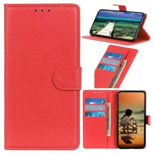 Nokia C2 2nd Edition Wallet Case met Magnetische Sluiting - Rood