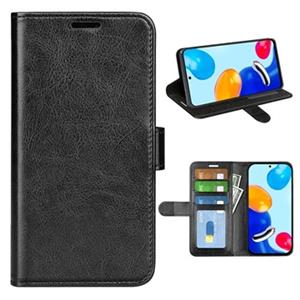Xiaomi Redmi Note 11/11S Wallet Case met Magnetische Sluiting - Zwart