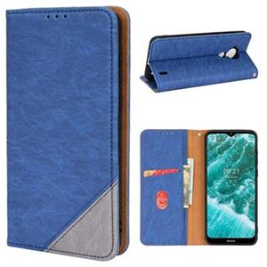 Bi-Color Series Nokia C30 Wallet Case - Blauw