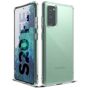Fusion Siliconen Backcase hoesje Samsung S20 FE Transparant