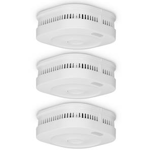 Alecto Smart Rookmelder Wifi 10 Jaar  Smartsmoke11 3x Wit
