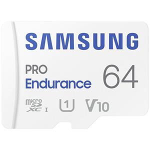 Samsung PRO Endurance microSDXC-Karte 64GB Class 10, UHS-Class 1 4K-Videounterstützung, inkl. SD-Ad