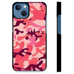 iPhone 13 Beschermende Cover - Roze Camouflage