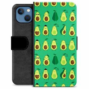 iPhone 13 Premium Portemonnee Hoesje - Avocado Patroon