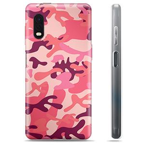 Samsung Galaxy Xcover Pro TPU Hoesje - Roze Camouflage