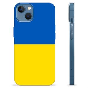 iPhone 13 TPU Case Oekrainse Vlag - Geel en lichtblauw