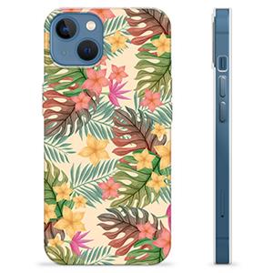 iPhone 13 TPU Case - Roze Bloemen