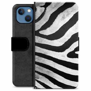 iPhone 13 Premium Portemonnee Hoesje - Zebra