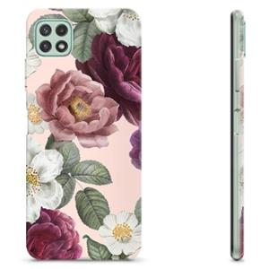 Samsung Galaxy A22 5G TPU Hoesje - Romantische Bloemen