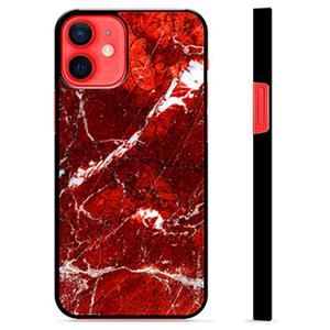 Beschermhoes voor iPhone 12 mini - Rood Marmer