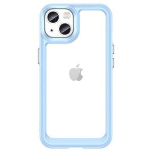 Outer Space Serie iPhone 13 Hybrid Hoesje - Blauw