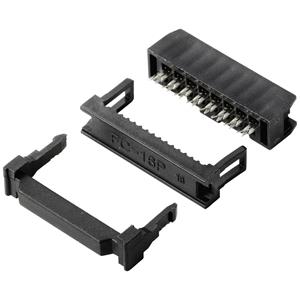 TRU COMPONENTS Verbinder Aantal rijen: 2 Aantal polen per rij: 8 TC-9878220 1 stuk(s)