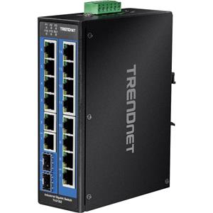 TRENDnet TI-G162 16-Port Industrial Gigabit DIN-Rail Switch