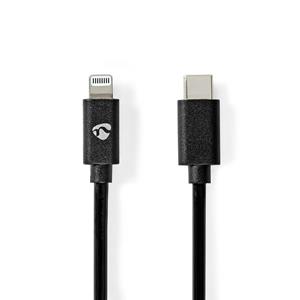 Nedis Lightning Kabel - Ccgp39650bk20