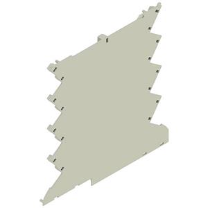 Weidmüller CH20M6 BC 4P-4P GY 1 1261516 Hutschienen-Gehäuse Abdeckung geschlossen, für Hutschiene