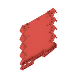 Weidmüller CH20M6 BP 4P-4P RD LF 1 1261495 Hutschienen-Gehäuse Basiselement geschlossen, für Huts