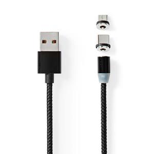 Nedis Usb-kabel - Zwart - 2.00 M