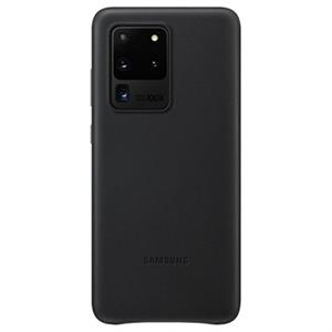 Samsung Leather Cover für Galaxy S20 Ultra schwarz