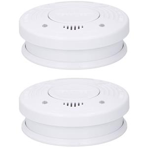 Grundig 2x Optische Rookmelders Wit 10 Cm - Brandmelders/rookdetectors