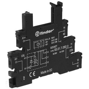 Finder 93.01.0.024.0 Relaissocket (l x b x h) 75.6 x 6.2 x 87.9 mm 10 stuk(s)