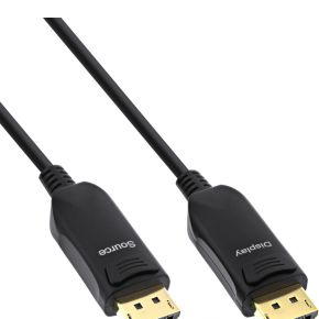 InLine 17250I DisplayPort kabel 50 m Zwart