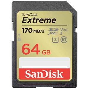 SanDisk Extreme SDXC 64GB UHS-I C10 U3 V30
