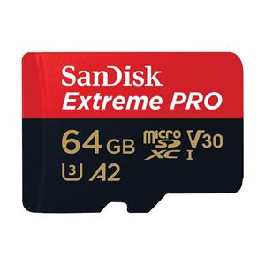 SanDisk Extreme PRO microSDXC-kaart 64 GB Class 10 UHS-I Schokbestendig, Waterdicht