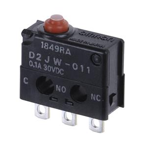 Omron D2JW-01K11 Mikroschalter 30 V/DC 0.1A 1 x Ein/(Ein) Bag