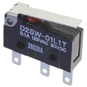 Omron Microschakelaar 30 V/DC 0.1 A 1x aan/(aan) 1 stuk(s) Bag