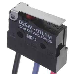 Omron Microschakelaar 125 V/AC 3 A 1x aan/(aan) 1 stuk(s) Bag