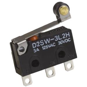 Omron D2SW-3L2H Microschakelaar 125 V/AC 3 A 1x aan/(aan) 1 stuk(s) Bag