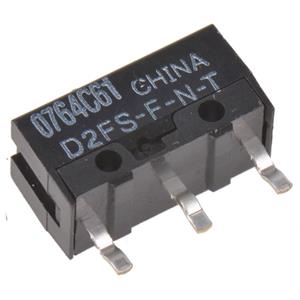 Omron Microschakelaar 6 V/DC 0.1 A 1x uit/(aan) 1 stuk(s) Bag