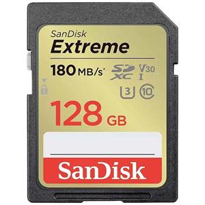 SanDisk Extreme PLUS SDXC-kaart 128 GB UHS-Class 3 Schokbestendig, Waterdicht