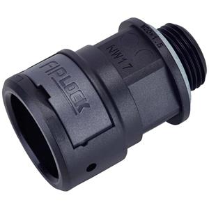 fränkischerohrwerke Fränkische Rohrwerke 4890306700 ASPA-23M32PB Schlauchverschraubung Schwarz M32 x 1.5 23mm Gerade 6S