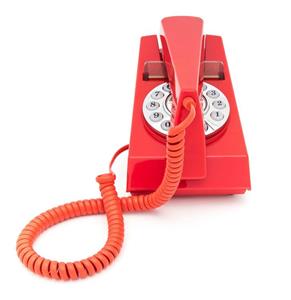 GPO 1960PUSHRED Telefoon Trim retro jaren '60 druktoetsen rood