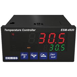 Emko ESM-4920 2-Punkt, P, PI, PD, PID Temperaturregler Pt100 -200 bis +1700°C Relais 5A (L x B x H)