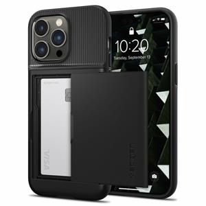 Spigen Slim Armor CS iPhone 14 Pro Max Hoesje - Zwart