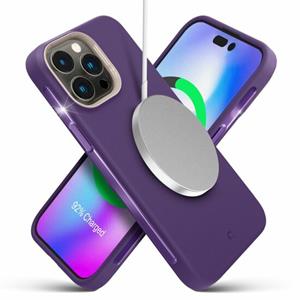 Spigen Cyrill Ultra Color Mag iPhone 14 Pro Hybride Hoesje - Paars