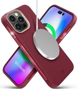 Spigen Cyrill Ultra Color Mag iPhone 14 Pro Hybride Hoesje - Donkerrood