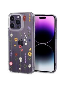 Spigen Cyrill Cecile iPhone 14 Pro Hybrid Hoesje - Bloemen