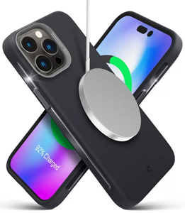 Spigen Cyrill Ultra Color Mag iPhone 14 Pro Hybride Hoesje - Zwart