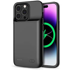 Tech-Protect Powercase iPhone 14/14 Pro Batterij Case - Zwart