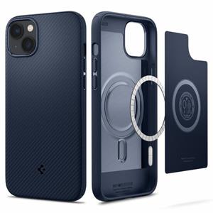 Spigen Mag Armor iPhone 14 Hybrid Hoesje - Marineblauw