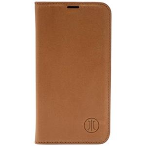 JT Berlin BookCase Tegel iPhone 14 Flip Leren Hoesje - Cognac