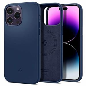 Spigen Silicone Fit Mag iPhone 14 Pro Hoesje - Marineblauw