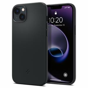 Spigen Silicone Fit Mag iPhone 14 Hoesje - Zwart