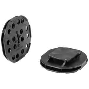 HellermannTyton PMB3-PA666V0-BK Pastensockel 151-02575 Bündel-Ø-Bereich 4.7mm (max) Schwarz