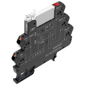 Weidmüller TRP 230VAC RC 1CO AGSNO Koppelrelais 230 V/AC 6A 1 Wechsler 10St.